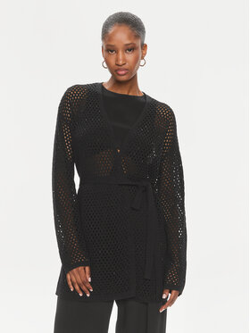 TWINSET TWINSET Kardigán 241TT3083 Fekete Regular Fit