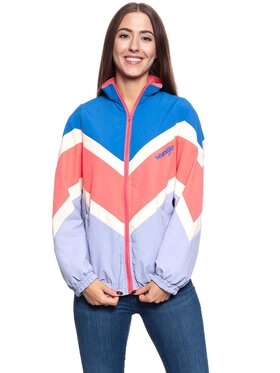 Wrangler Wrangler Kurtka damska RETRO SPORT SHELL Kolorowy Regular Fit