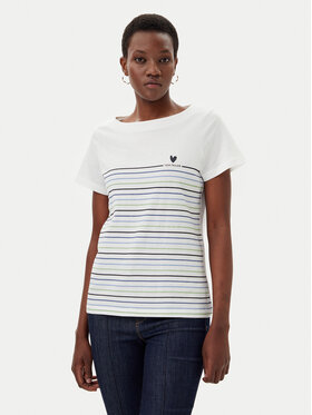 Tom Tailor Tom Tailor T-Shirt 1045544 Biały Regular Fit
