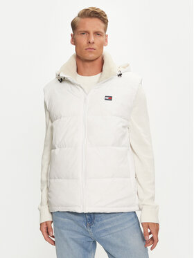 Tommy Jeans Tommy Jeans Weste DM0DM19632 Weiß Regular Fit