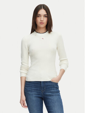 Calvin Klein Jeans Calvin Klein Jeans Pulover LV047G309G Kremna Regular Fit