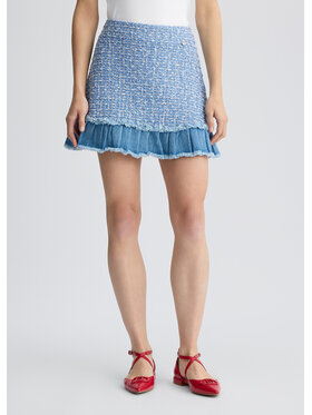 Liu Jo Liu Jo Spódnica mini WA5188MA26QM9657 Błękitny Regular Fit