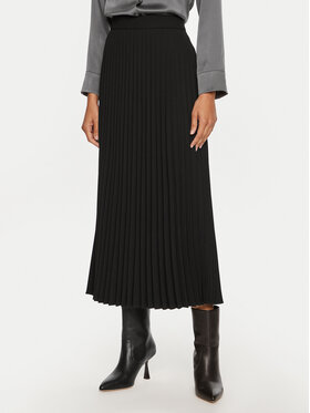 Luisa Spagnoli Luisa Spagnoli Спідниця в складку Filetto 541318 Чорний Regular Fit