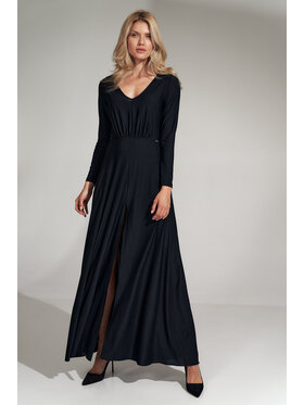 FIGL FIGL Sukienka M727 Czarny Regular Fit