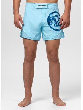 PITBULL PITBULL Szorty sportowe LOGO PALMS Niebieski Regular Fit