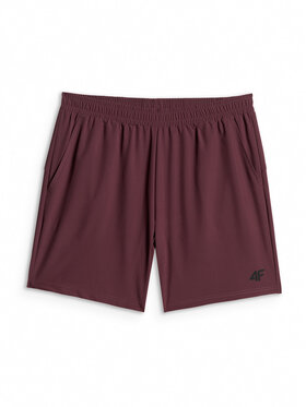 4F 4F Szorty sportowe VICTORY PACK Bordowy Regular Fit