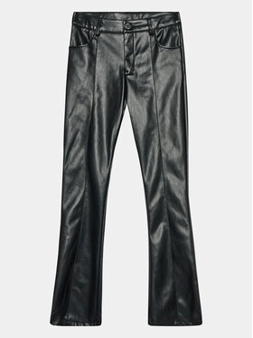 Guess Guess Pantaloni di pelle J3BB04 WE8D0 Nero Regular Fit