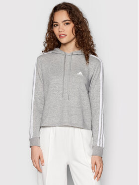 adidas adidas Світшот Essentias 3-Stripes GM5592 Сірий Loose Fit