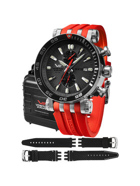 Vostok Europe Vostok Europe Zegarek VK61-575A588SR Czerwony