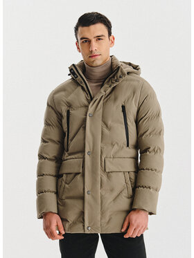 Pako Lorente Pako Lorente Kurtka zimowa P25WN-5X-015 Beżowy Classic Fit