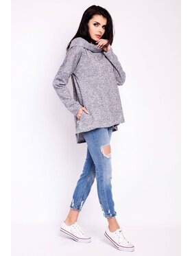 Infinite You Infinite You Felpa M119 Grigio Basic Fit