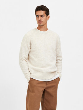 Selected Homme Selected Homme Sveter Rai 16086699 Béžová Regular Fit
