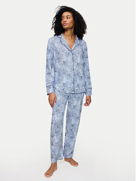 Triumph Triumph Pijama 10225082 Albastru celest Regular Fit