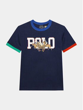 Polo Ralph Lauren Polo Ralph Lauren Póló Ringr Mod 323919588002 Sötétkék Regular Fit