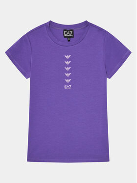 EA7 Emporio Armani EA7 Emporio Armani T-shirt 3DFT05 FJ2HZ 1304 Ljubičasta Regular Fit