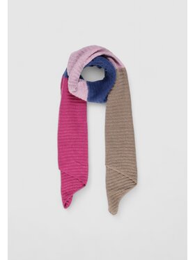 Pieces Pieces Sciarpa PCPYRON STRUCTUR NEW BLOCK LONG SCARF Blu