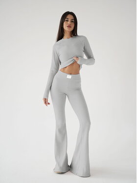 MissDenim MissDenim Legginsy Cozy Szary Second Skin Fit