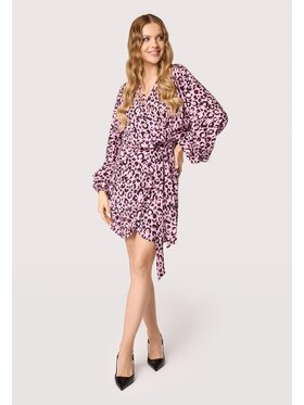 LAURELLA LAURELLA Sukienka codzienna LAURELLA 4UL136750 Fioletowy Regular Fit