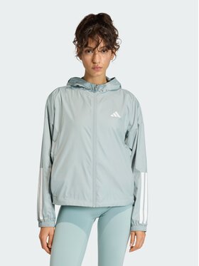 adidas adidas Wiatrówka Hyperglam Zielony Loose Fit