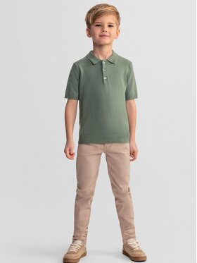 minoti minoti Polo 29KNIT250 Zielony Regular Fit