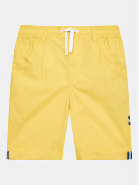 United Colors Of Benetton United Colors Of Benetton Riidest šortsid 4AC7C901T Kollane Regular Fit
