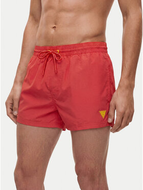 Guess Guess Ujumisšortsid F6GT25 WG282 SHORT Punane Regular Fit