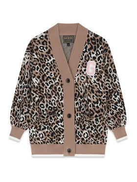 Guess Guess Strickjacke J6YR02 Z0831 Beige Regular Fit