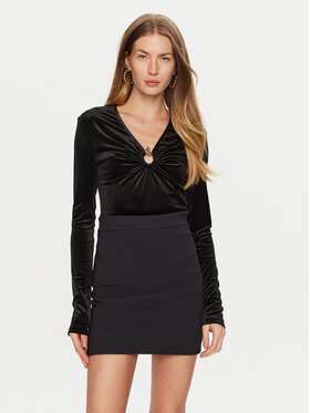 Just Cavalli Just Cavalli Särkpluus 77PAMF03 Must Slim Fit