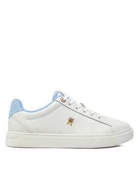 Tommy Hilfiger Tommy Hilfiger Tenisice Elevated Essent Sneaker Monogram FW0FW07999 Écru
