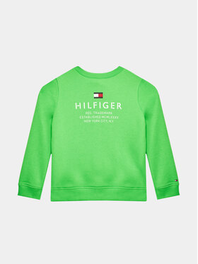 Tommy Hilfiger Tommy Hilfiger Mikina Logo KB0KB08170 D Zelená Regular Fit