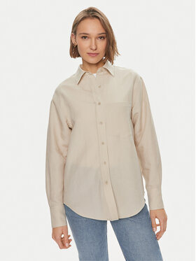 Calvin Klein Calvin Klein Cămașă K20K206694 Bej Relaxed Fit