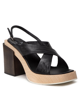 AGL AGL Sandali Surin Sandal D668006PDSOFTY0000 Črna