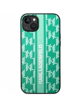 KARL LAGERFELD KARL LAGERFELD Etui na telefon Monogram Stripe Zielony