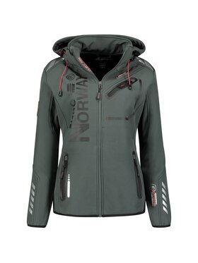 Geographical Norway Geographical Norway Kurtka zimowa WU8088F/GN D.GREY/BLACK Czarny Regular Fit