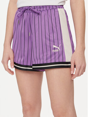 Puma Puma Спортни шорти T7 For The Fanbase 624345 Виолетов Regular Fit