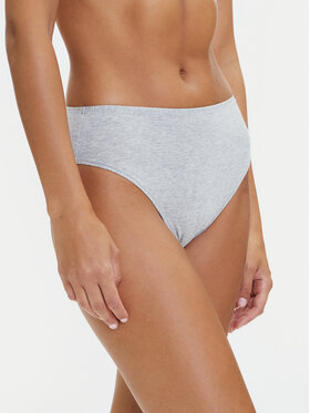 Hunkemöller Hunkemöller Klasične gaćice s visokim strukom 302033 Siva