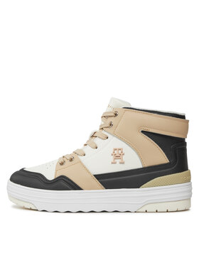 Tommy Hilfiger Tenisice Th Basket Sneaker Hi FW0FW07757 Bež