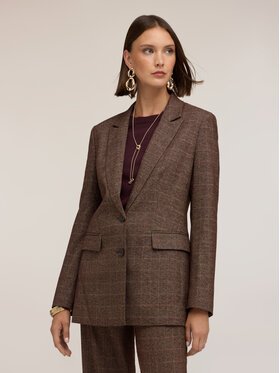 Motivi Motivi Giacca da abito Q141Q001182N0V2 Marrone Over Fit