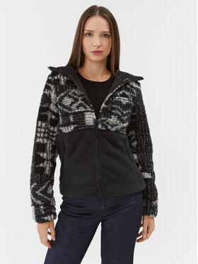 Columbia Columbia Pārejas jaka Winter Pass™ Sherpa Hooded Full Zip Melns Regular Fit