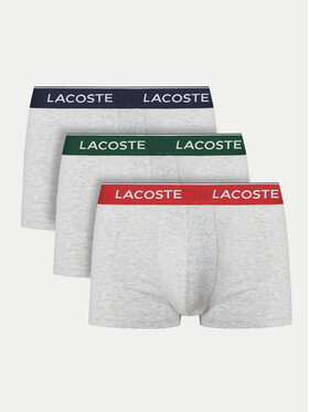 Lacoste Lacoste Set od 3 para bokserica 5H1297 Siva