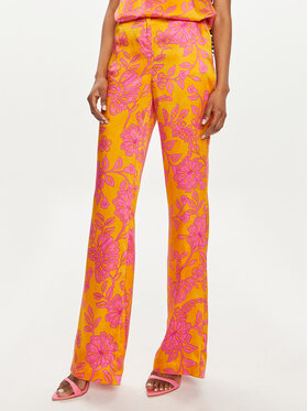 Morgan Morgan Pantaloni di tessuto 241-PMING Arancione Regular Fit