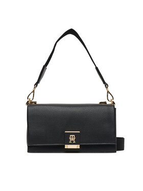 Tommy Hilfiger Tommy Hilfiger Ročna torba Her Med Crossover AW0AW17726 Črna