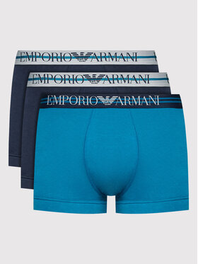 Emporio Armani Underwear Emporio Armani Underwear Sada 3 kusů boxerek 111357 2F723 17136 Tmavomodrá