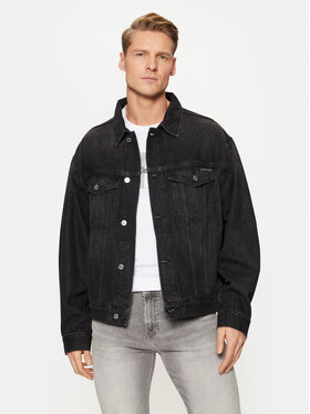 Calvin Klein Jeans Calvin Klein Jeans Traper jakna Relaxed Denim Jacket J30J327024 Crna Regular Fit