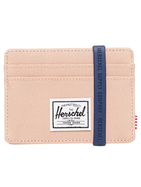 Herschel Herschel Mały Portfel Męski Herschel Charlie RFID Wallet Beżowy