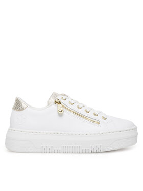 Rieker Rieker Sneakersy M1921-80 Biela