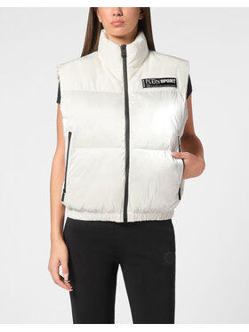 Plein Sport Plein Sport Bezrękawnik 14205 Biały Regular Fit