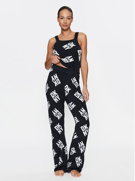 DKNY DKNY Pyžamo YI2822687 Černá Regular Fit