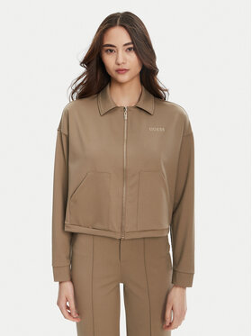 Guess Guess Bluza V5YL08 KCX42 Brązowy Regular Fit