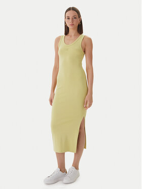 HUGO HUGO Kasdieninė suknelė Nalimera 50514521 Šviesiai žalia Slim Fit